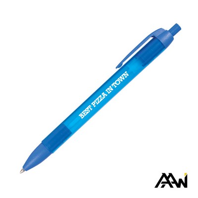 Widebody Pen w/Translucent Barrel - Matte Colored Accent