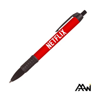 Widebody Grip Pen VividPrint™ Barrel - Matte Colored Accent