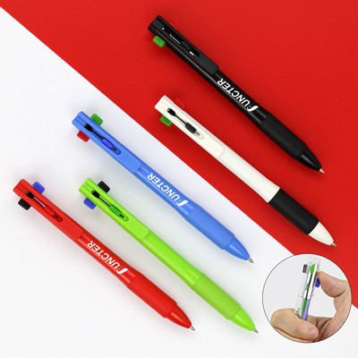 4-Colors Pen Original Retractable Ballpoint Pen